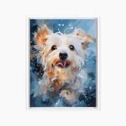 custom pet portrait-oil painting style