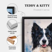 custom pet portrait-oil painting style