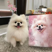 custom pet portrait-oil painting style