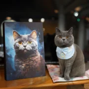 custom pet portrait-oil painting style