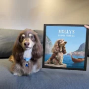 custom pet portrait-pixar style