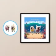 custom pet portrait-pixar style