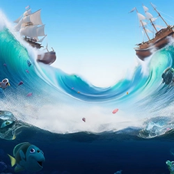 custom pet portrait-pixar